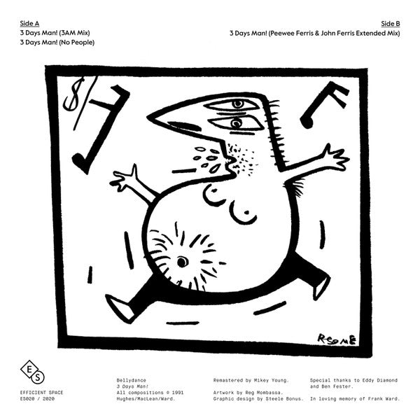 Bellydance – 3 Days Man! 12" vinyl record, image 2 of 4