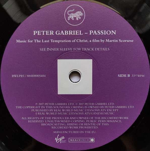 Peter Gabriel – Passion (2xLP) LP vinyl record, image 9 of 10