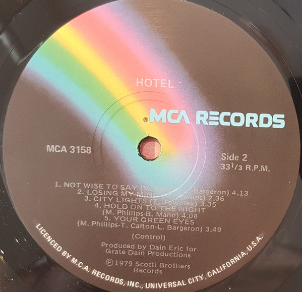Hotel – Hotel LP vinyl record, image 3 of 7