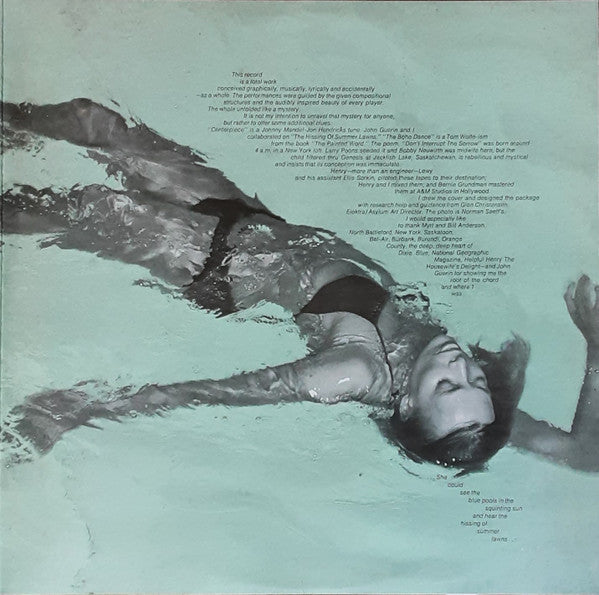 Joni Mitchell – The Hissing Of Summer Lawns LP vinyl record, image 3 of 8