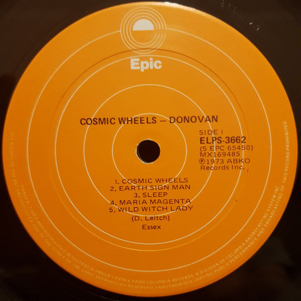 Donovan – Cosmic Wheels LP vinyl record, image 4 of 8