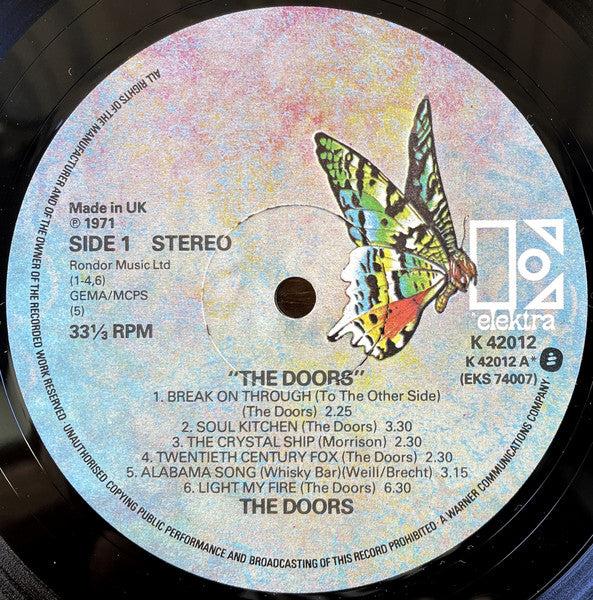 The Doors – The Doors LP vinyl record, image 3 of 5