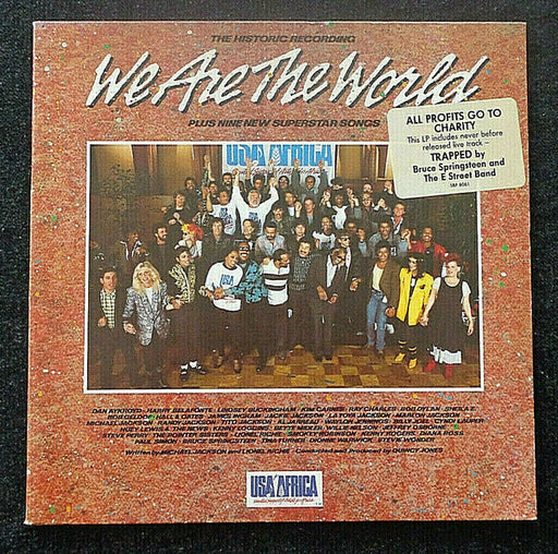 USA For Africa – We Are The World LP vinyl record, image 1 of 4