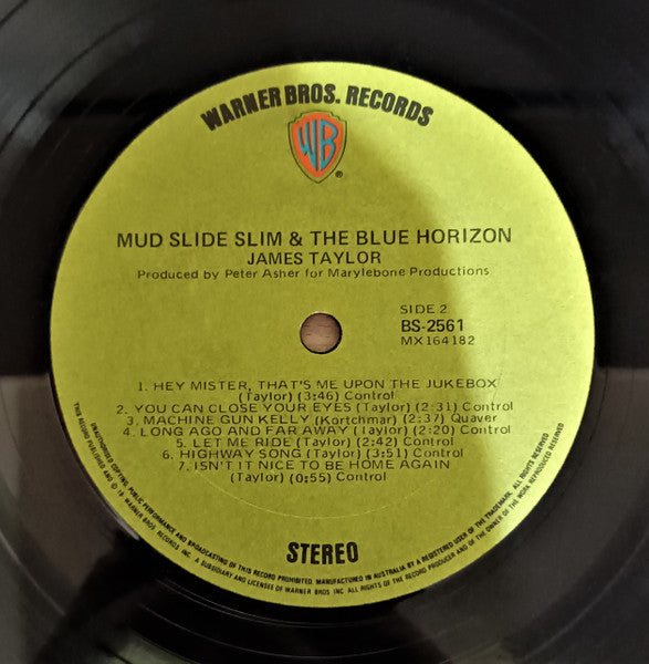 James Taylor – Mud Slide Slim And The Blue Horizon LP vinyl record, image 6 of 6