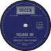 Engelbert Humperdinck – Release Me 7" vinyl record, image 1 of 2