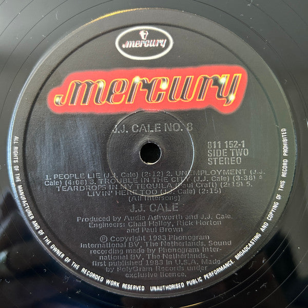 J.J. Cale – #8 LP vinyl record, image 3 of 4