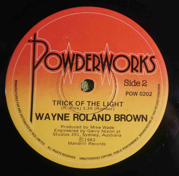 Wayne Roland Brown – Let It Burn 7" vinyl record, image 3 of 4