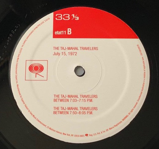 The Taj-Mahal Travellers – July 15, 1972 LP vinyl record, image 8 of 10