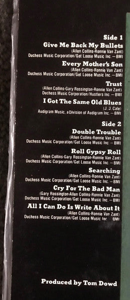 Lynyrd Skynyrd – Gimme Back My Bullets LP vinyl record, image 3 of 7