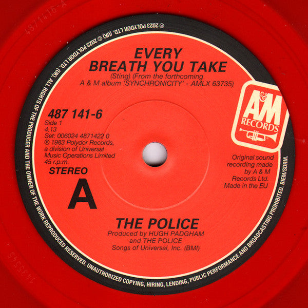 The Police – Every Breath You Take 7" vinyl record, image 4 of 9