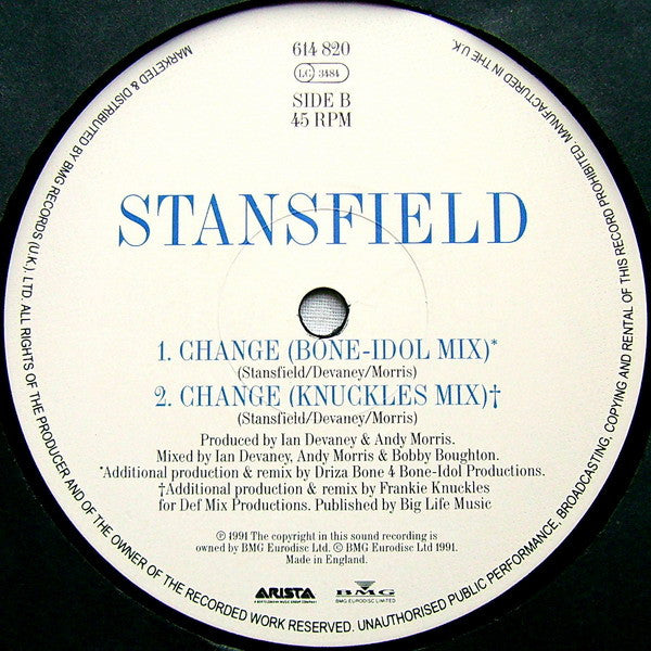 Lisa Stansfield – Change 12" vinyl record, image 4 of 4