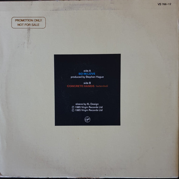 Orchestral Manoeuvres In The Dark – So In Love 12" vinyl record, image 2 of 4