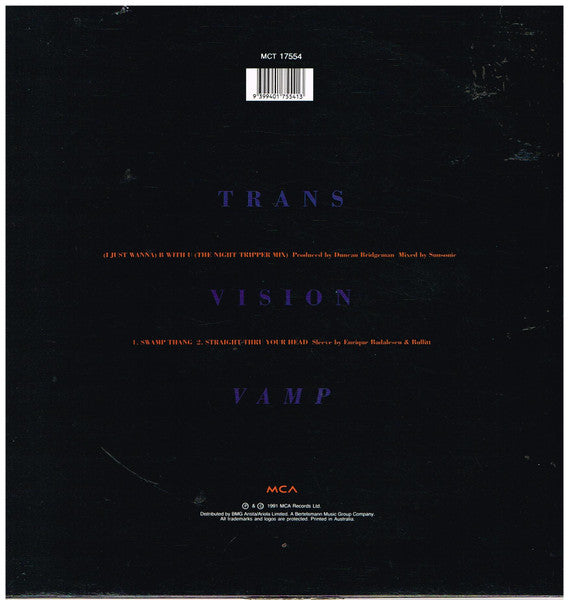 Transvision Vamp – (I Just Wanna) B With U 12" vinyl record, image 2 of 5