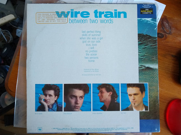 Wire Train – Between Two Words LP vinyl record, image 2 of 7