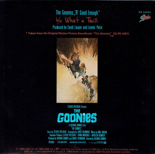 Cyndi Lauper – The Goonies 'R' Good Enough 12" vinyl record, image 2 of 5