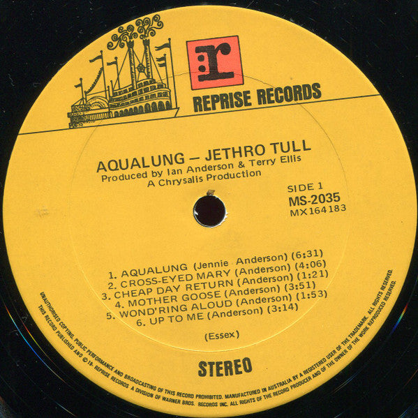 Jethro Tull – Aqualung LP vinyl record, image 3 of 4