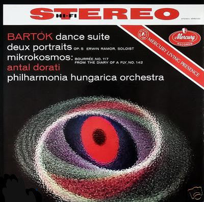 Béla Bartók, Antal Dorati, Philharmonia Hungarica – Dance Suite / Deux Portraits / Mikrokosmos LP vinyl record, image 1 of 2
