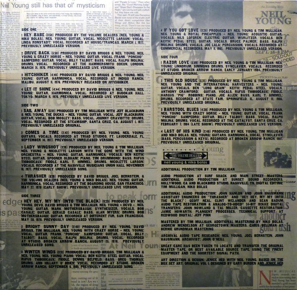 Neil Young – Neil Young Archives Vol. III Takes (2xLP) LP vinyl record, image 4 of 10