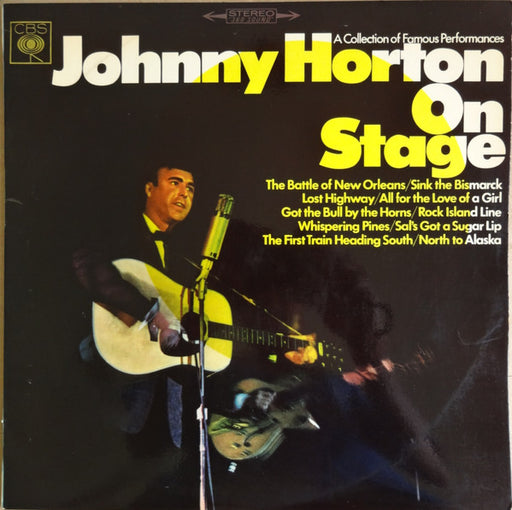 Johnny Horton – Johnny Horton On Stage LP vinyl record, image 1 of 4
