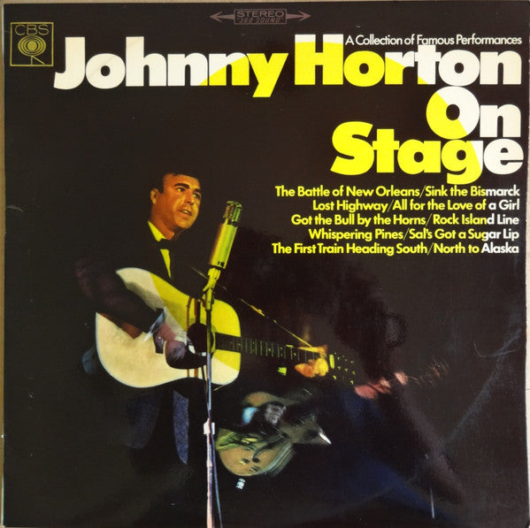 Johnny Horton – Johnny Horton On Stage LP vinyl record, image 1 of 4