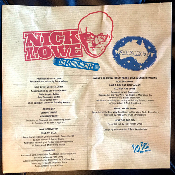 Nick Lowe, Los Straitjackets – Walkabout LP vinyl record, image 4 of 9