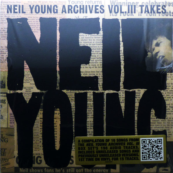 Neil Young – Neil Young Archives Vol. III Takes (2xLP) LP vinyl record, image 1 of 10