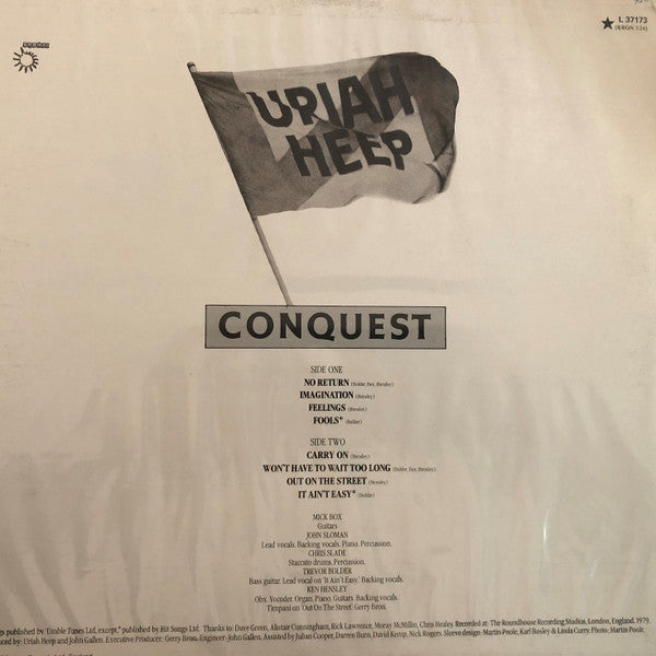 Uriah Heep – Conquest LP vinyl record, image 2 of 4
