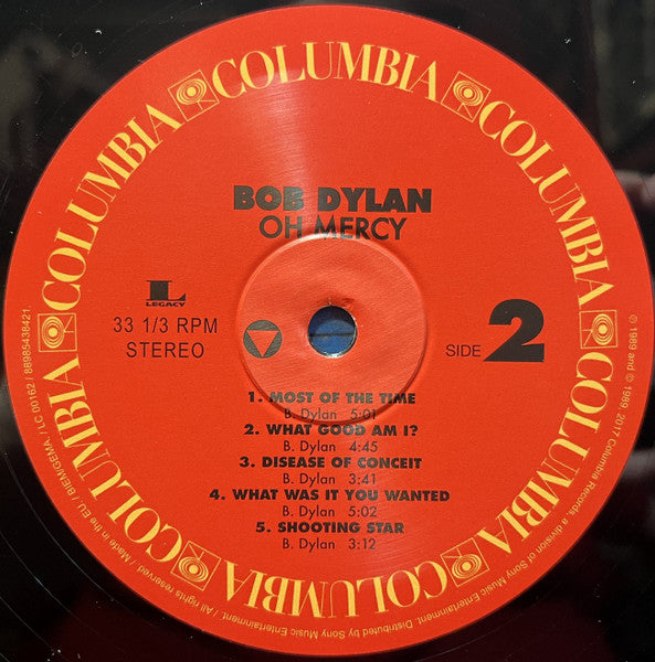 Bob Dylan – Oh Mercy LP vinyl record, image 4 of 10