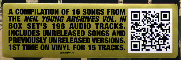 Neil Young – Neil Young Archives Vol. III Takes (2xLP) LP vinyl record, image 10 of 10
