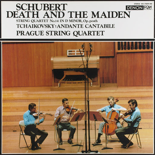 Franz Schubert, Pyotr Ilyich Tchaikovsky, Prague String Quartet – Death And The Maiden / Andante Cantabile LP vinyl record, image 1 of 4