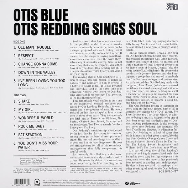 Otis Redding – Otis Blue LP vinyl record, image 2 of 2