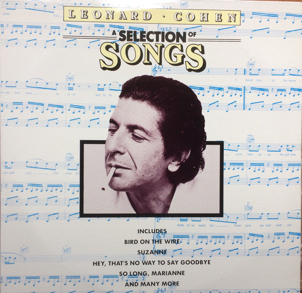 Leonard Cohen – A Selection Of Songs LP vinyl record, image 2 of 5