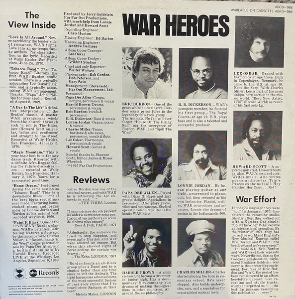 Eric Burdon & War – Love Is All Around LP vinyl record, image 2 of 4