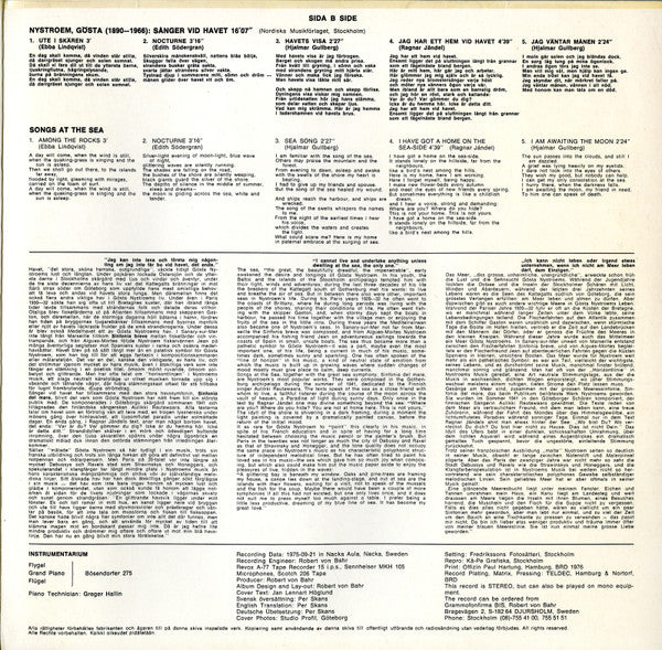 Birgit Finnilä, Geoffrey Parsons – Elgar, Nystroem LP vinyl record, image 3 of 6