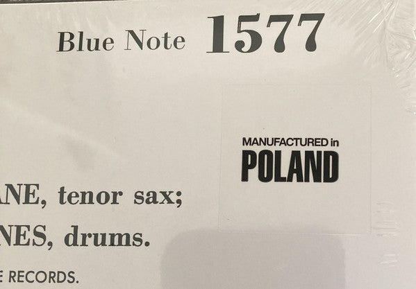 John Coltrane – Blue Train LP vinyl record, image 8 of 8