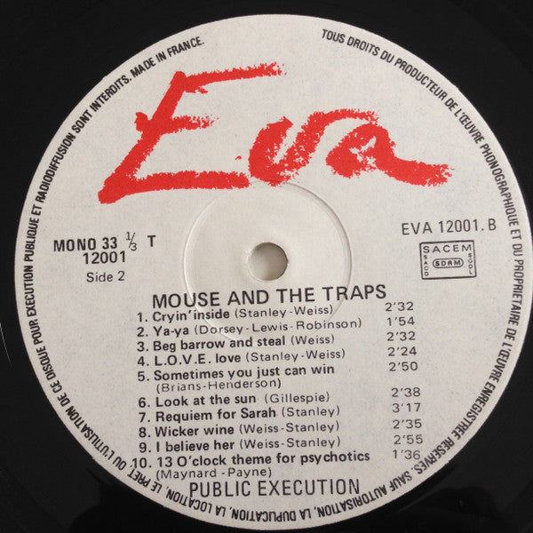Mouse & The Traps – Public Execution LP vinyl record, image 4 of 5