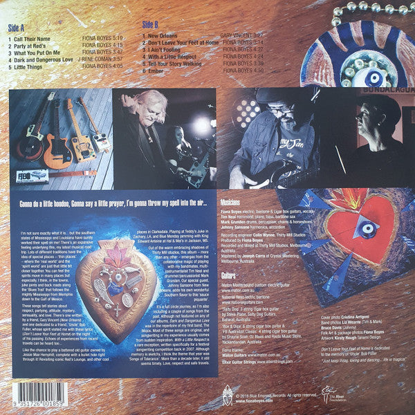 Fiona Boyes – Voodoo In The Shadows LP vinyl record, image 2 of 2