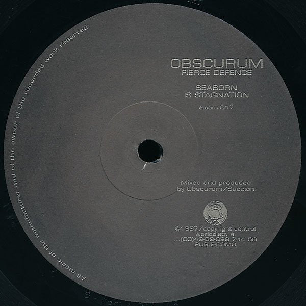 Obscurum – Fierce Defence 12" vinyl record, image 2 of 2
