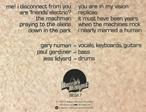 Tubeway Army – Replicas LP vinyl record, image 7 of 10