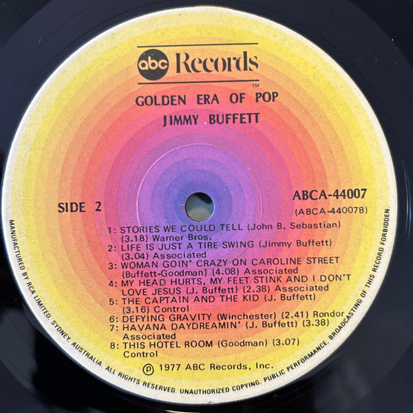 Jimmy Buffett – The Very Best Of Jimmy Buffett LP vinyl record, image 4 of 4