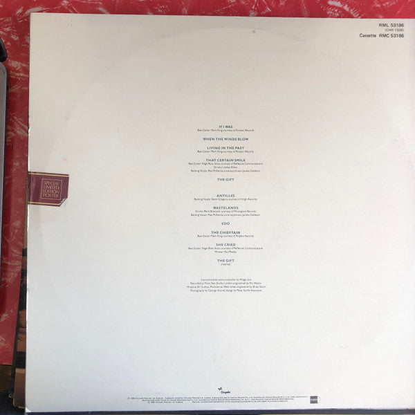 Midge Ure – The Gift LP vinyl record, image 2 of 7