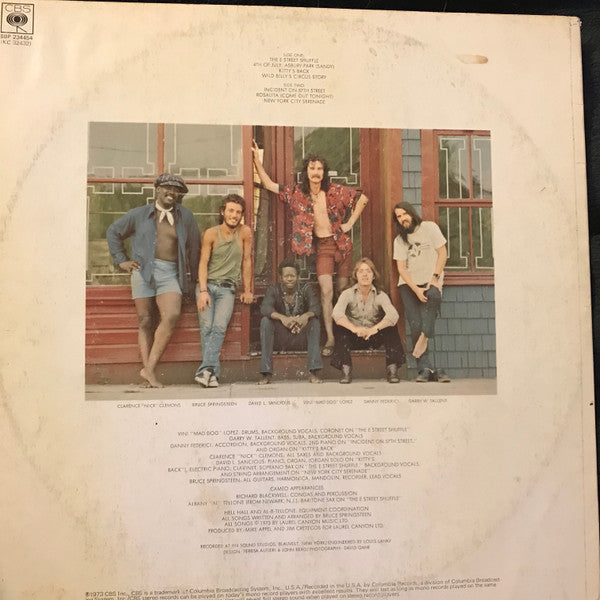 Bruce Springsteen – The Wild, The Innocent & The E Street Shuffle LP vinyl record, image 4 of 4