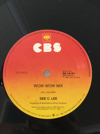Dee C. Lee – Come Hell Or Waters High 12" vinyl record, image 3 of 3