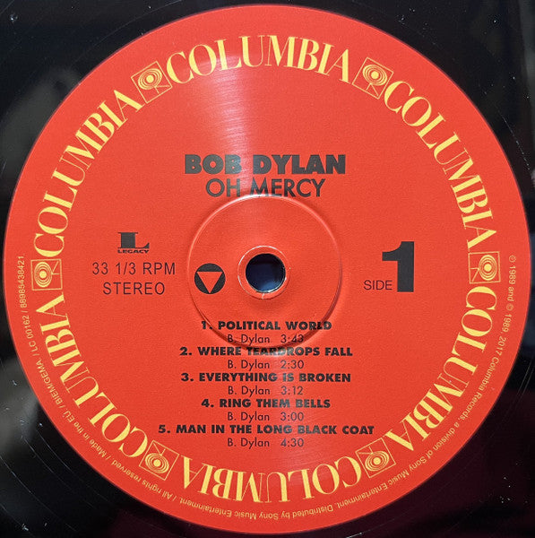 Bob Dylan – Oh Mercy LP vinyl record, image 3 of 10