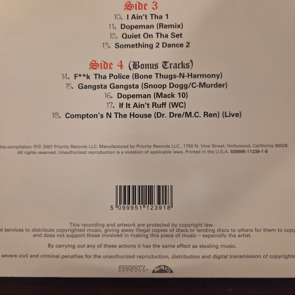 N.W.A. – Straight Outta Compton (2xLP) LP vinyl record, image 4 of 10