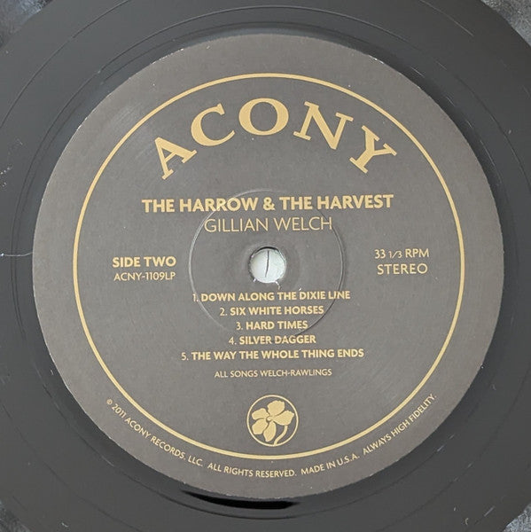 Gillian Welch – The Harrow & The Harvest LP vinyl record, image 5 of 10