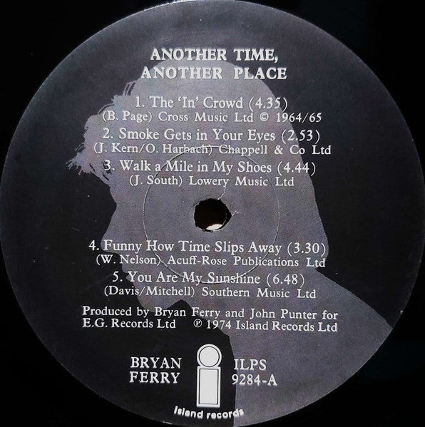 Bryan Ferry – Another Time, Another Place LP vinyl record, image 5 of 6