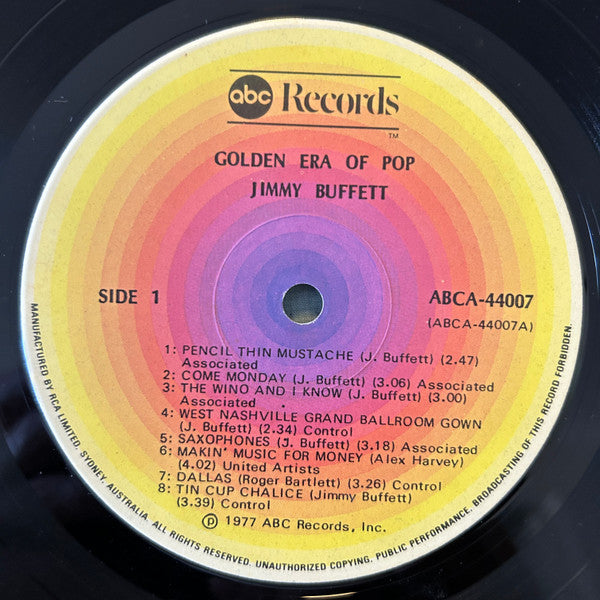 Jimmy Buffett – The Very Best Of Jimmy Buffett LP vinyl record, image 3 of 4