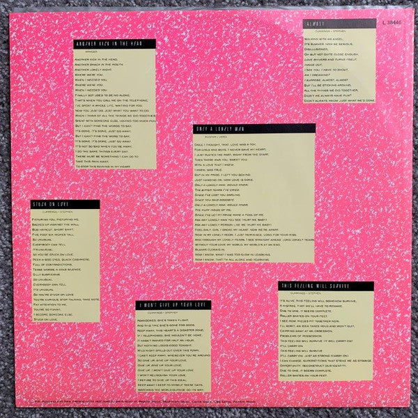 Stephen Cummings – Senso LP vinyl record, image 6 of 8