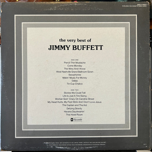 Jimmy Buffett – The Very Best Of Jimmy Buffett LP vinyl record, image 2 of 4